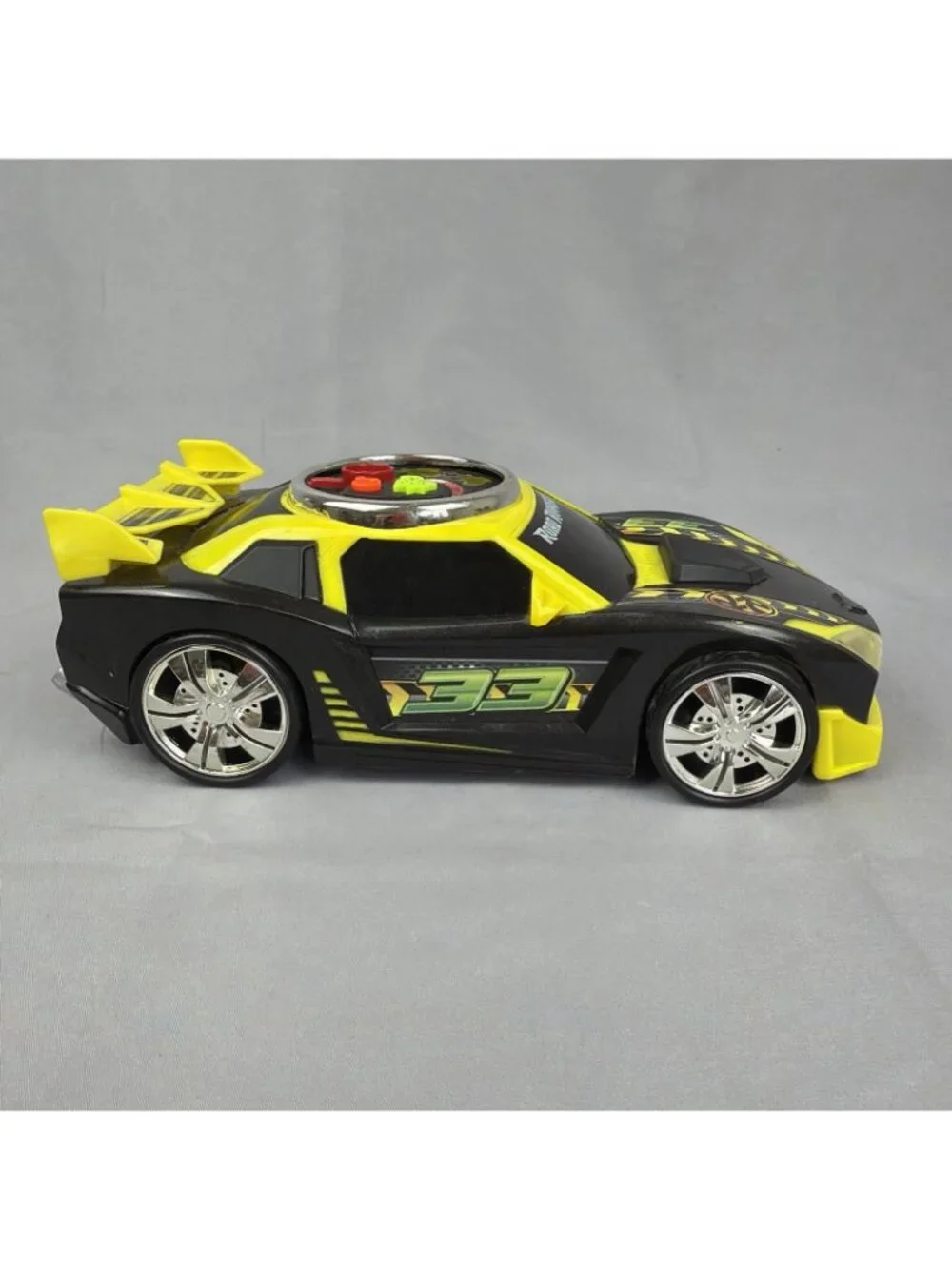 Road Rippers Turbo Revver Toy State Yellow Battery Operated Motorized #33 WORKS